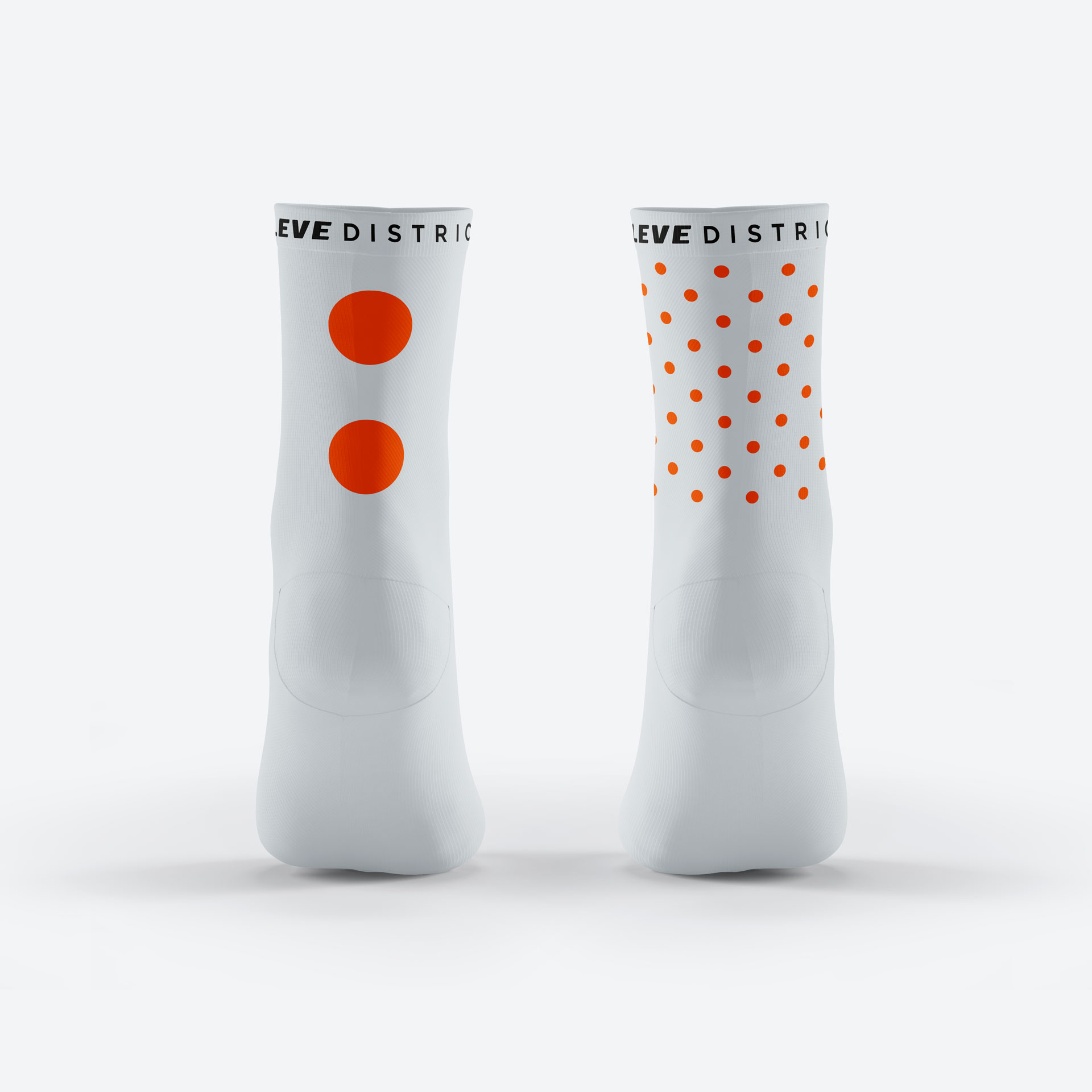 ILEVE-cycling-socks-white-back-20cm
